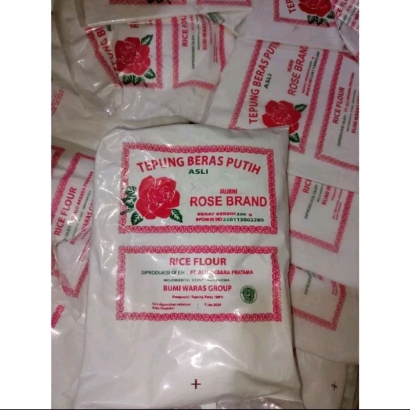 

Rose Brand tepung beras putih kemasan 200gr