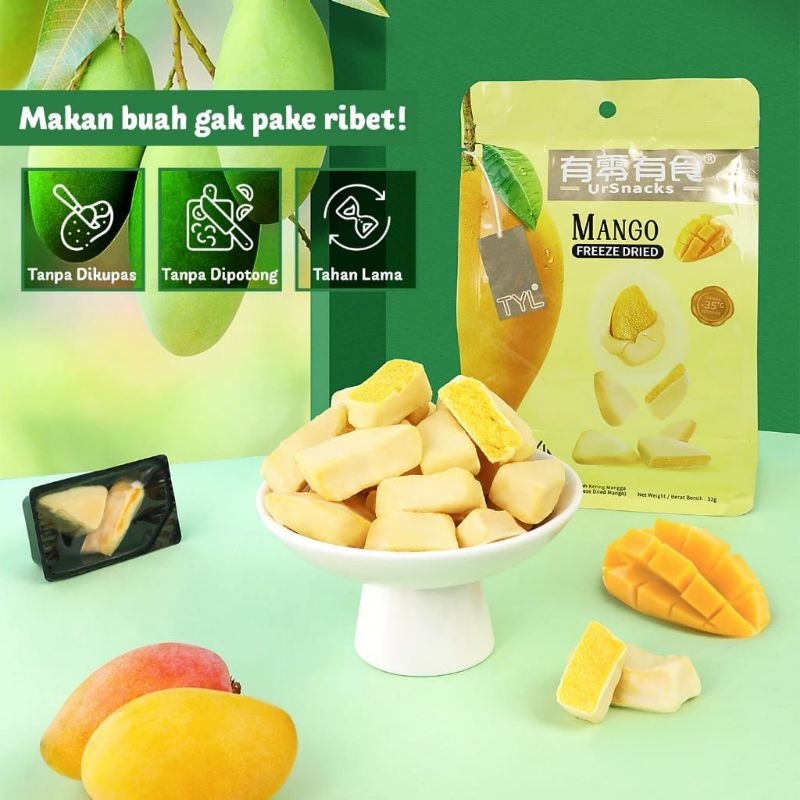 

2Xbtygneal Sakha Snack ) Buah Kering Viral - Ursnacks Freeze Dried Fruits - Snack Buah Kering
