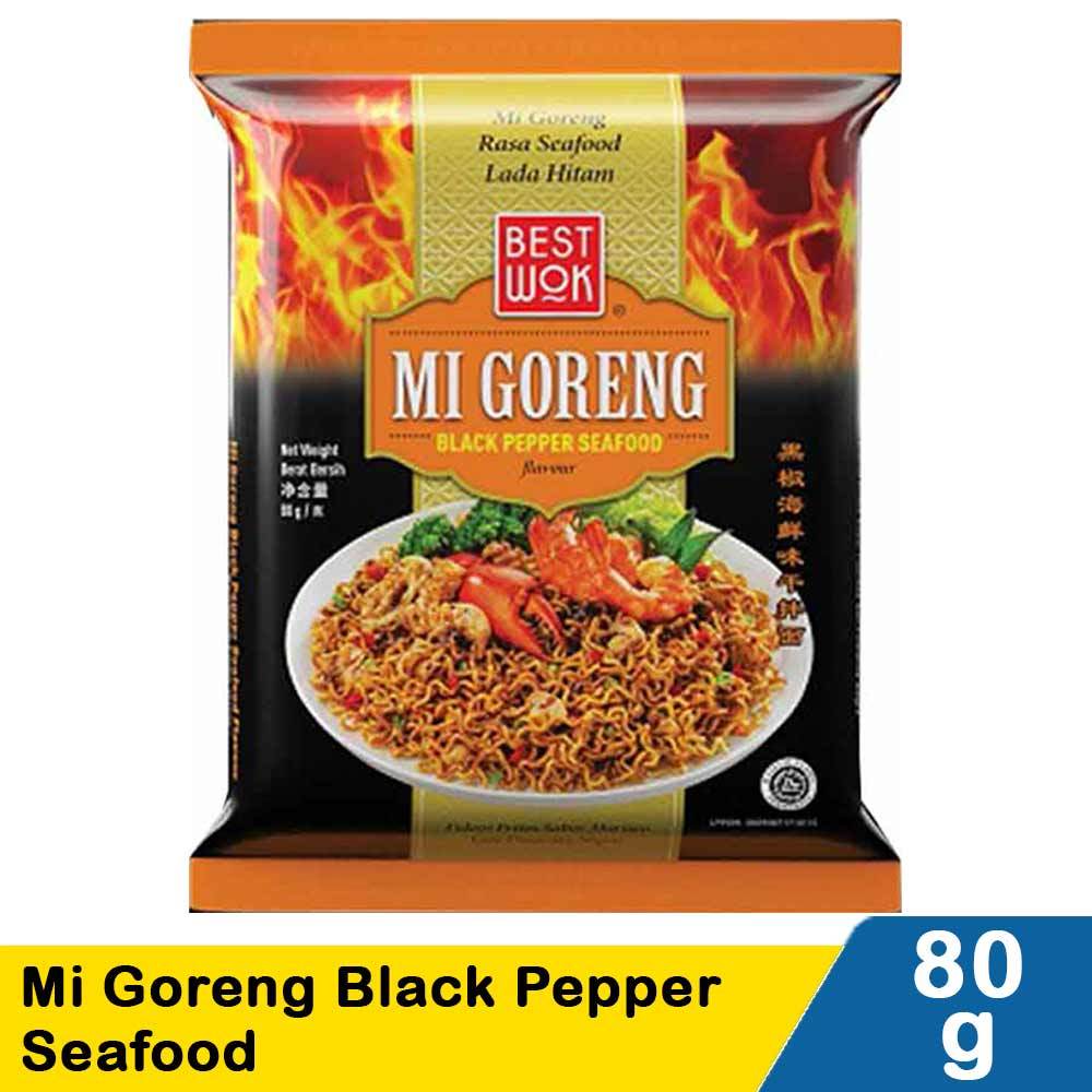 

Mahbubah - Best Wok 80 g Mi Goreng Rasa Seafood Lada hitam