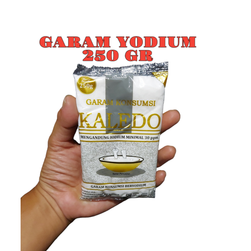

Kaledo Garam Konsumsi Beryodium Kemasan 250gr