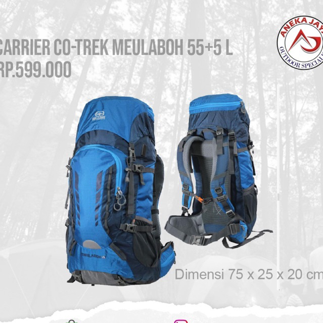 CARRIER CO-TREK MEULABOH 55+5 L