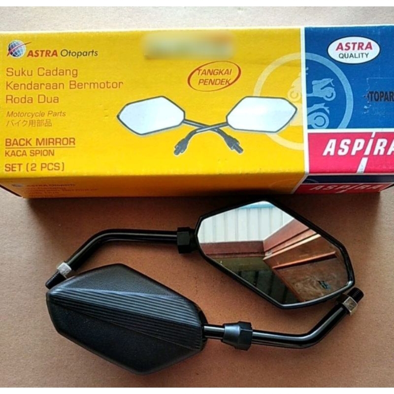 SPION UNTUK SEMUA MOTOR YAMAHA ORI ASPIRA KACA KOTAK OVAL 12-BM02-M10BYR