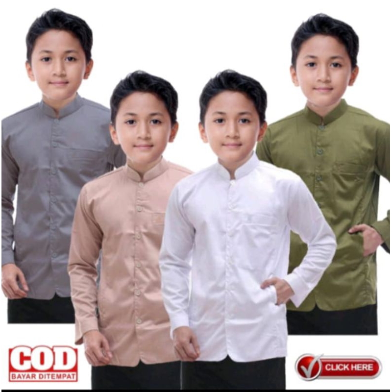 baju koko haibah anak usia 6-15tahun//baju koko anak remaja baju koko anak remaja baju koko