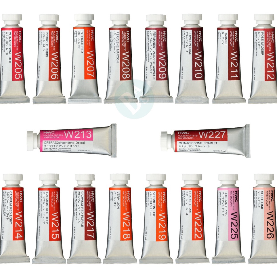 

Holbein Artists RED Watercolour Paint Kemasan Tube Ukuran 15ml 1 Original Peralatan Melukis Terlaris dari BAS Bali Art Supplies Jakarta ART B8X7