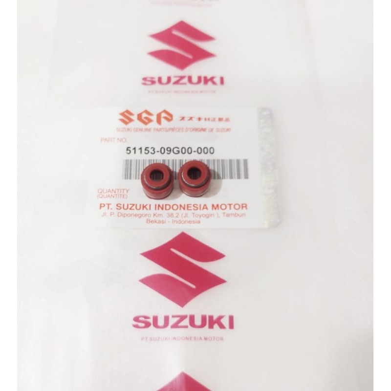 SEAL SIL KLEP SMASH SHOGUN 110 125 SP SPIN NEX HAYATE ORANGE SUZUKI BEBEK MATIC ASLI THAILAND 1SET 2