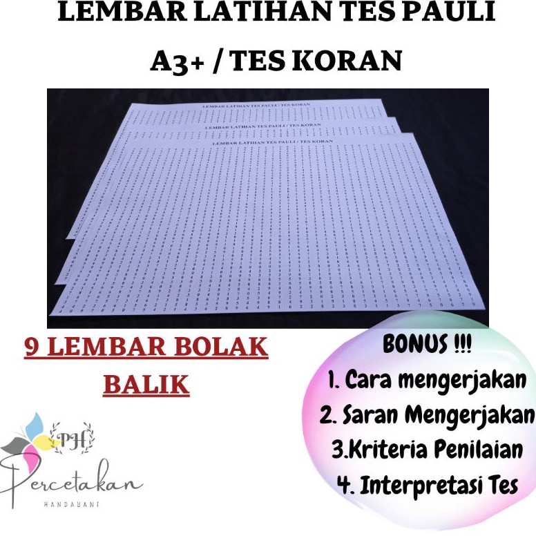 

TES PAULI A3 TES KORAN TES PSIKOTES Paket C ART I4Z4