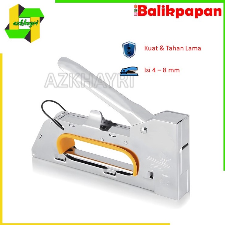 

Alat Staples Stapler Tembak Guntacker Gun Hekter 3in1 4 6 8 mm ART D1K1