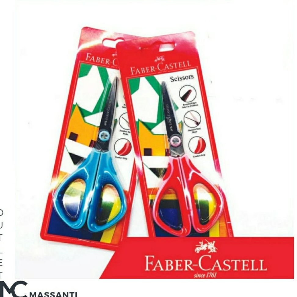 

Gunting Faber Castell 15 mm 6 187 Merah ART J7H8