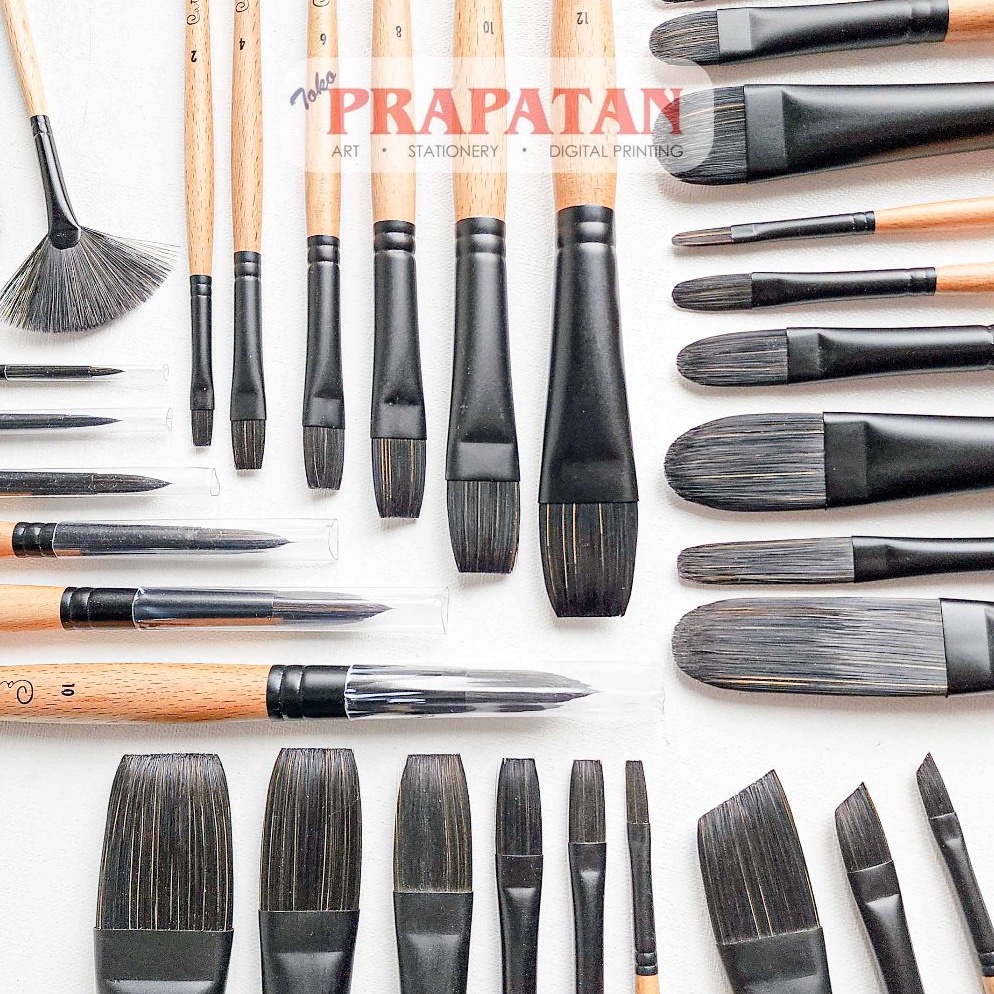 

Kuas Lukis Princeton Catalyst Polytip Bristle Brush Paint Brush ART C4C5