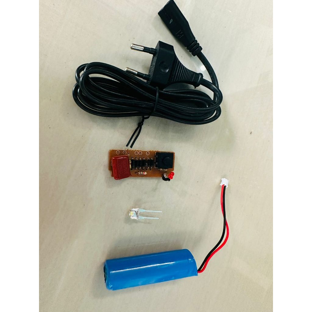 TERMURAH 100% BARU KIT MODUL SENTER 3-5 VOLT DIY MESIN SENTER MODUL LAMPU EMERGENCY 2 MODE SATU SET 