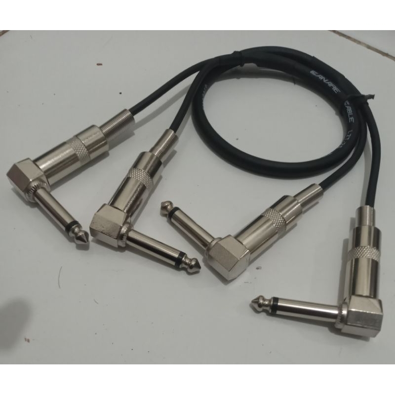 Kabel Jek jumper Efek gitar Bass japan 20 30 50 CM