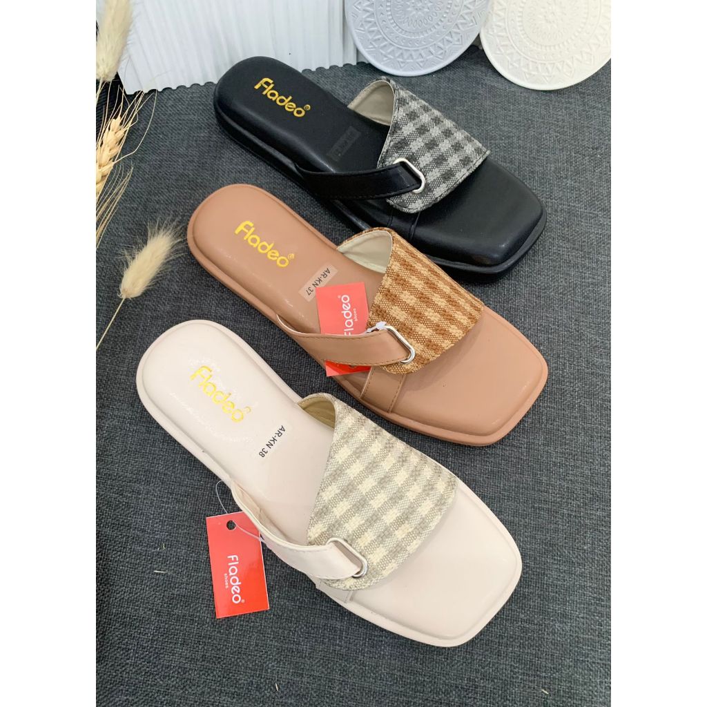 Sandal Slop Teplek Bantal Wanita (TEPLEK 02)