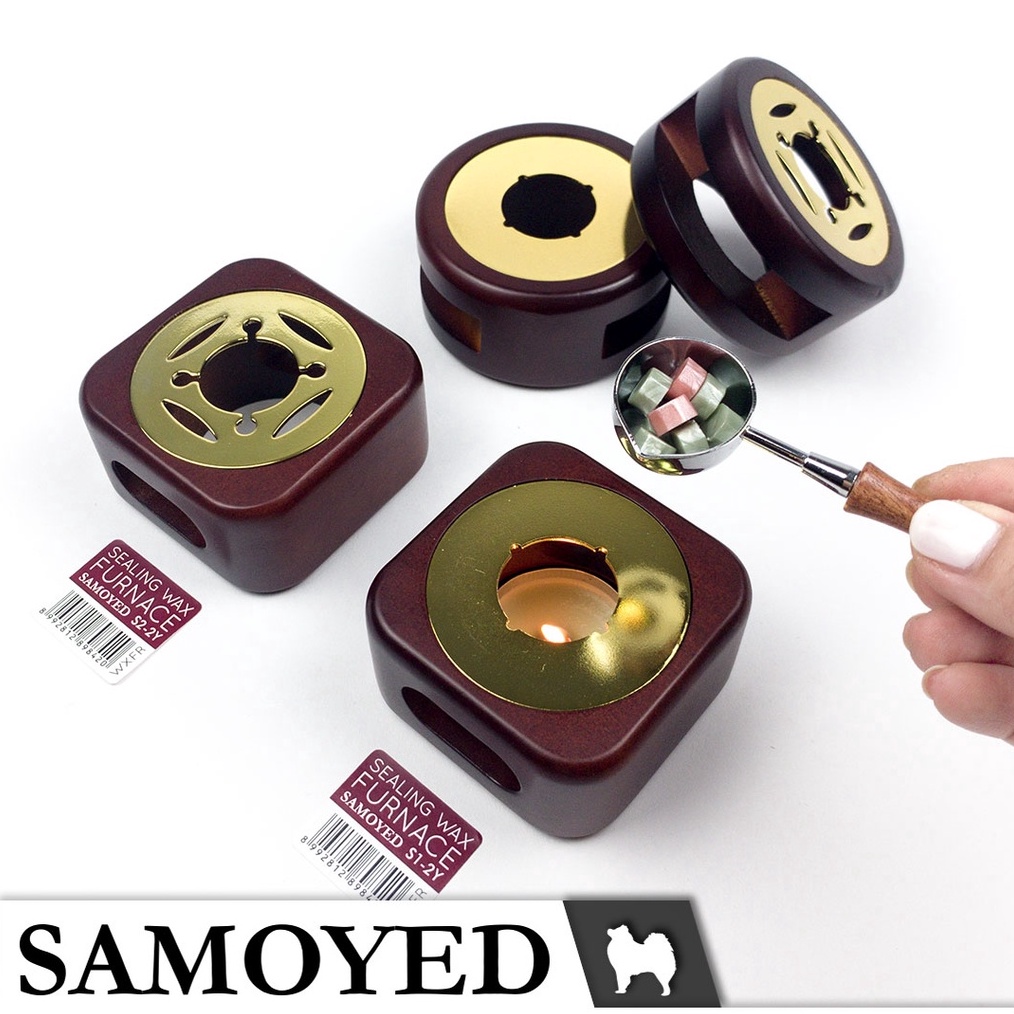 

Tungku Lilin Segel Stempel Surat Undangan Seal Sealing Wax Melting Furnace Pot Samoyed WXFR ART S8U7