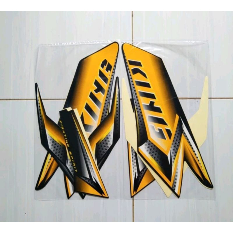 striping RX king tahun 2008 warna kuning