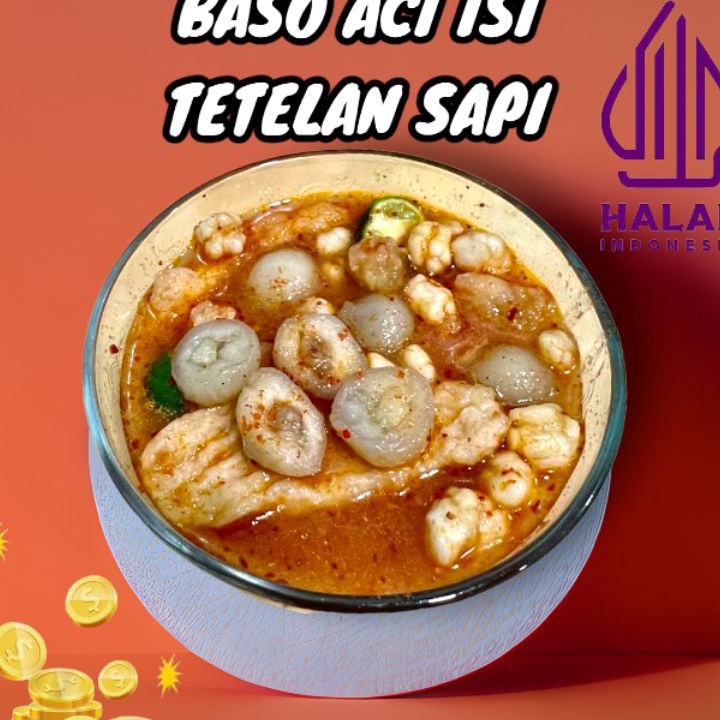 

KODE 77 PAKET 1 BUNGKUS BASO ACI ISI TETELAN DAGING