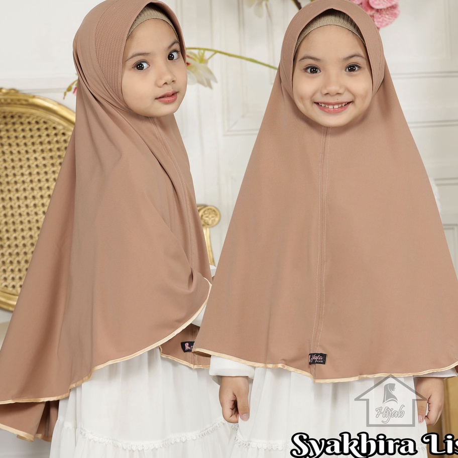READY STOK Kerudung Instan Anak Syakhira List By Nayla Hijab Jilbab Anak Jersey Airis Termurah Rumah