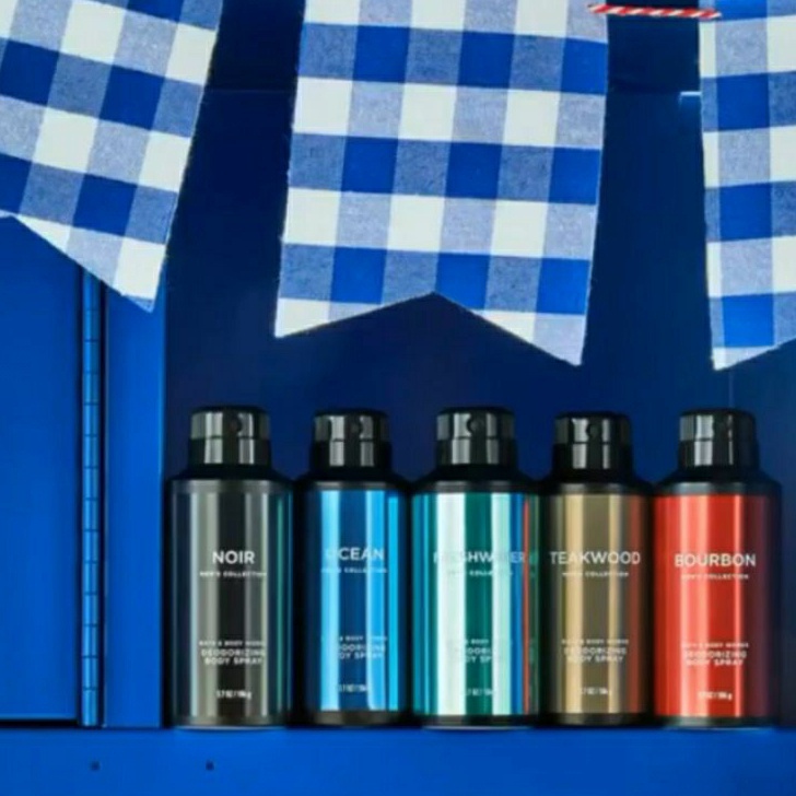 COD NEWPRODUCT BBW MENS DEODORIZING DEODORANT DEO BODY SPRAY 14 G teakwood marble graphite atlantic 