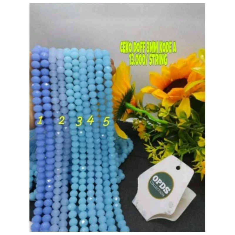 Kristal Ceko Doff 8mm Ceko Bakpao Kristal Ceko 8mm