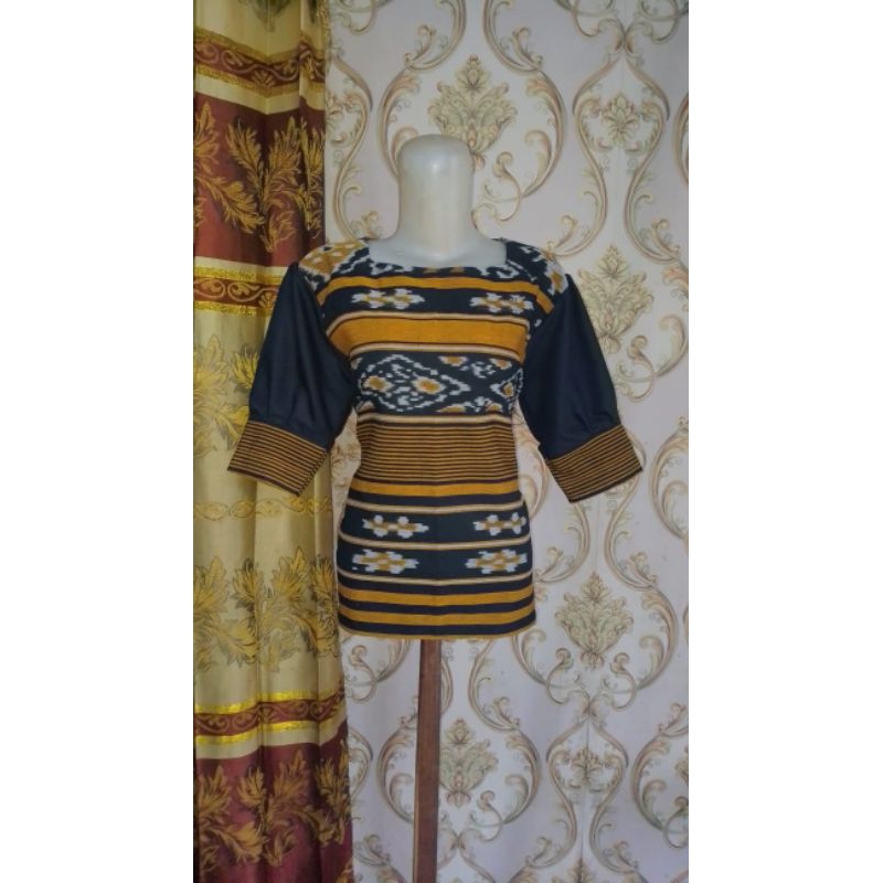 atasan wanita blouse tenun Jepara