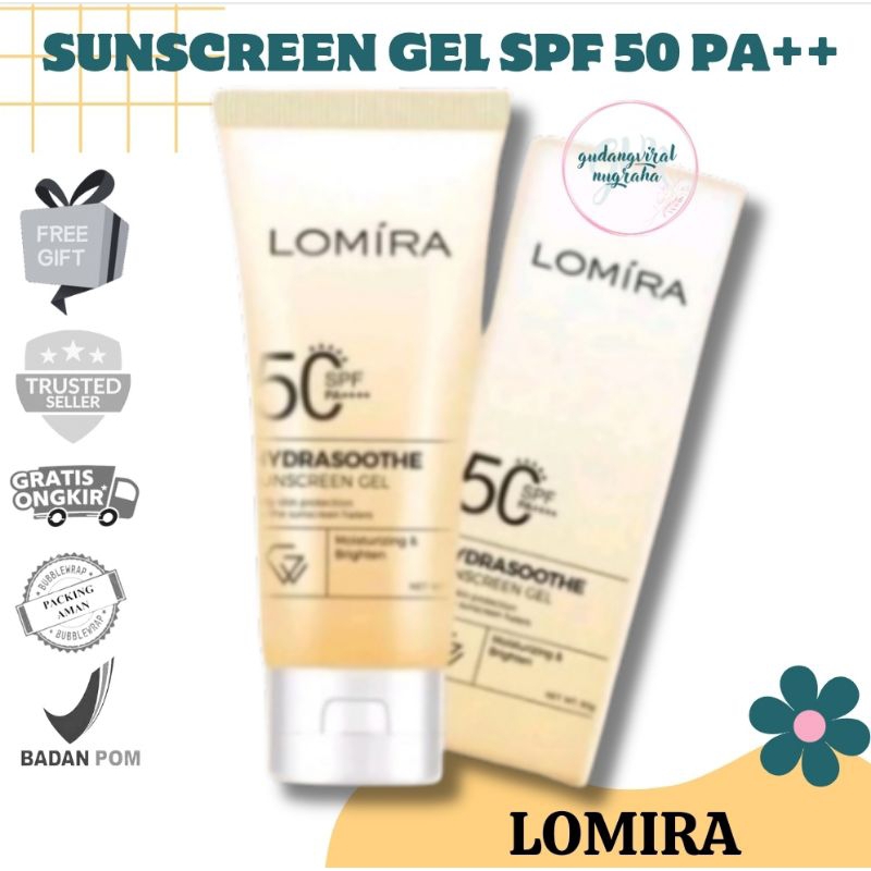 ~GVN~ SUNSCREEN LOMIRA HYDRASOOTHE SUNSCREEN GEL LOMIRA SPF 50PA+++