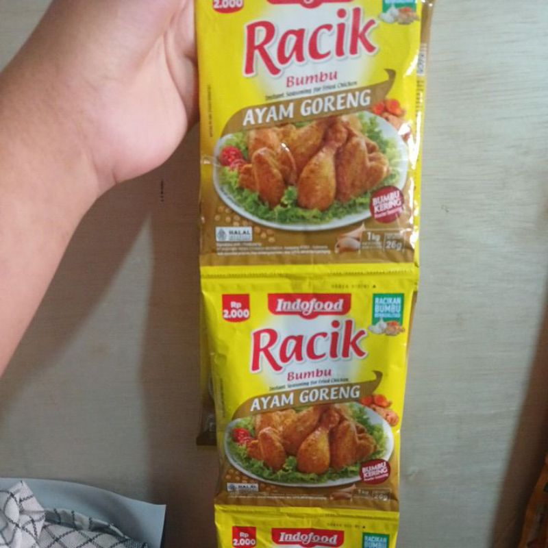 

bumbu racik ayam goreng per renceng.