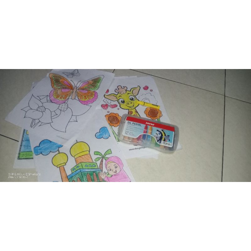 

Crayon oil paste