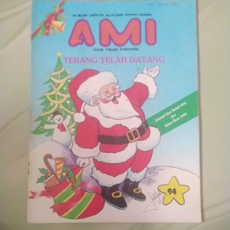 Majalah Album Cerita Alkitab Anak-Anak AMI Anak Manis Indonesia No.94 Terang Telah Datang