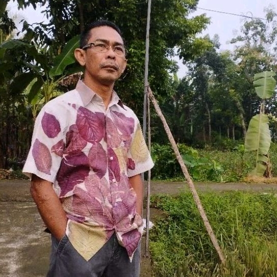 Kemeja Katun Ecoprint