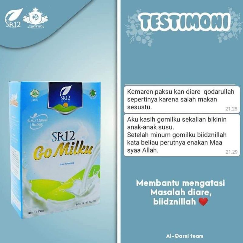

ST12 SUSU KAMBING ETAWA / GOMILKU / SUSU KESEHATAN BPOM
