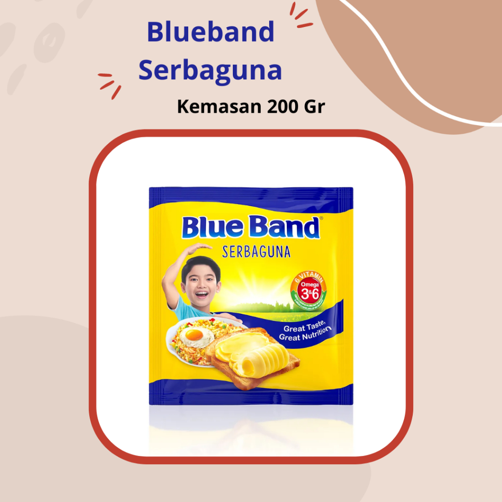 

BLUEBAND SERBAGUNA DAN BAKING CAKE & COOKING 200GR
