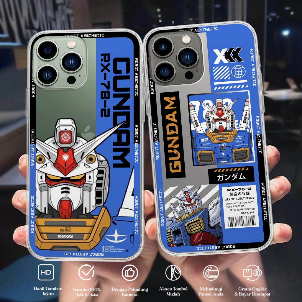 Case Motif GUNDAM REALME 3 REALME 5 REALME 3 PRO REALME 8 5G REALME 8i REALME C1 C11 C2 C17 C20 C21Y