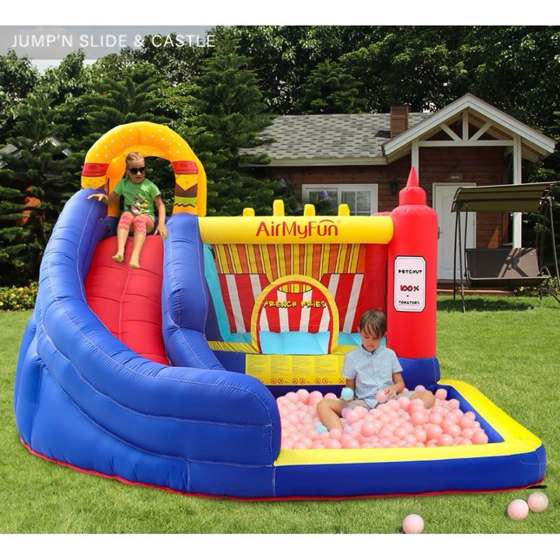 BONUS MANDI BOLA DAN POMPA KOLAM BOLA PLAYHOUSE ISTANA CASTLE KOLAM RENANG PEROSOTAN TEMBAK AIR WATE