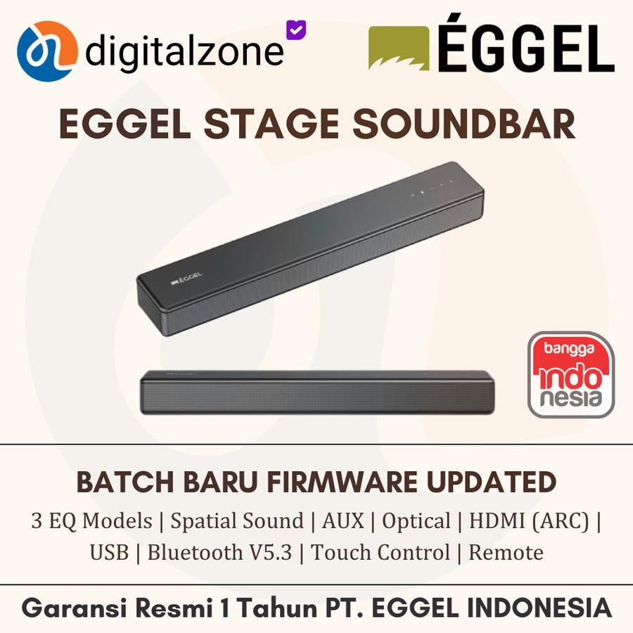 Eggel Stage SoundBar HDMI ARC SoundBar Bluetooth EGGEL Speaker