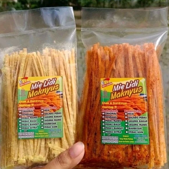 

MIE LIDI GEPENG BUMBU KERING ANEKA VARIAN RASA 120g