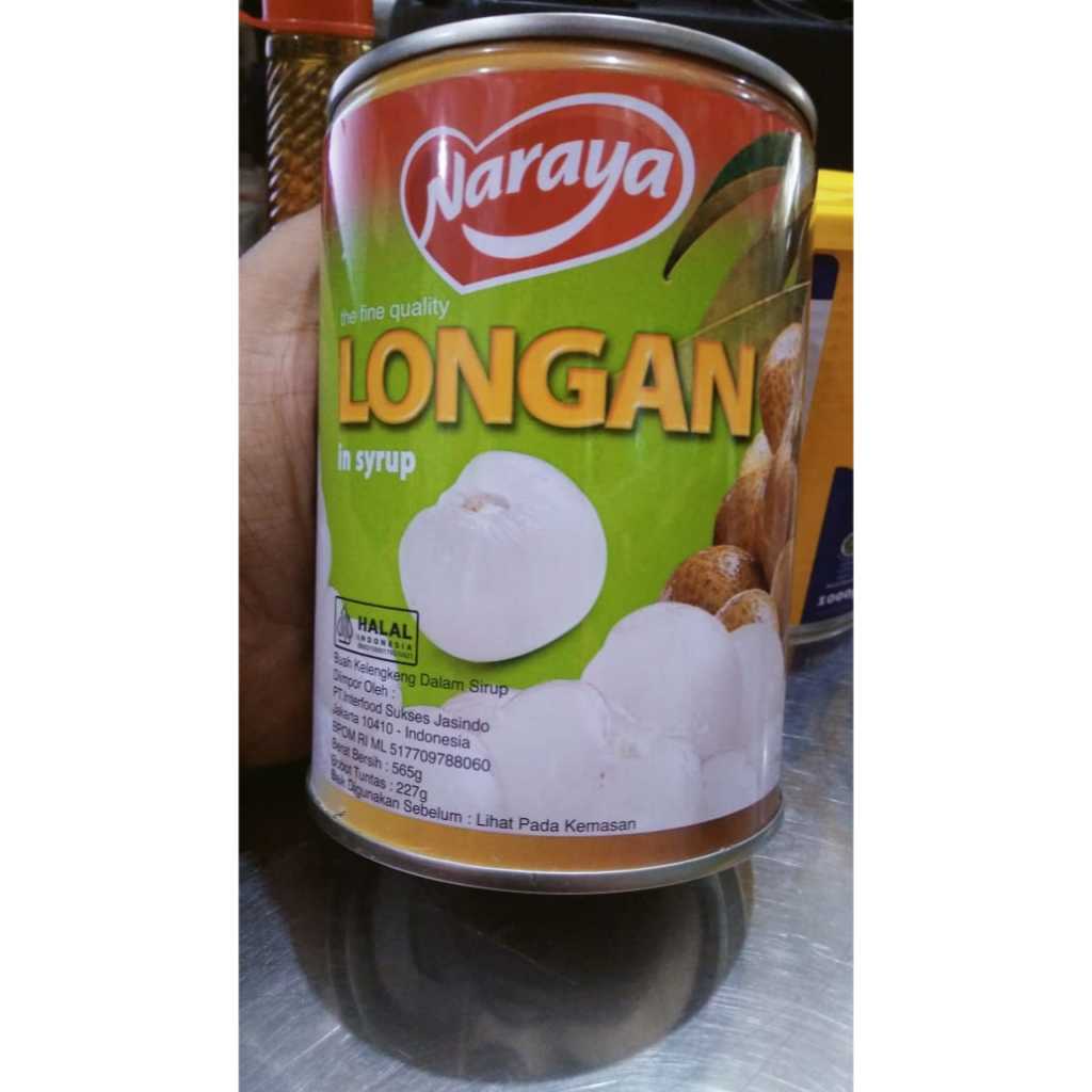 

Naraya kelengkeng kaleng / longans in syrup / Kelengkeng dalam sirup encer 567gr
