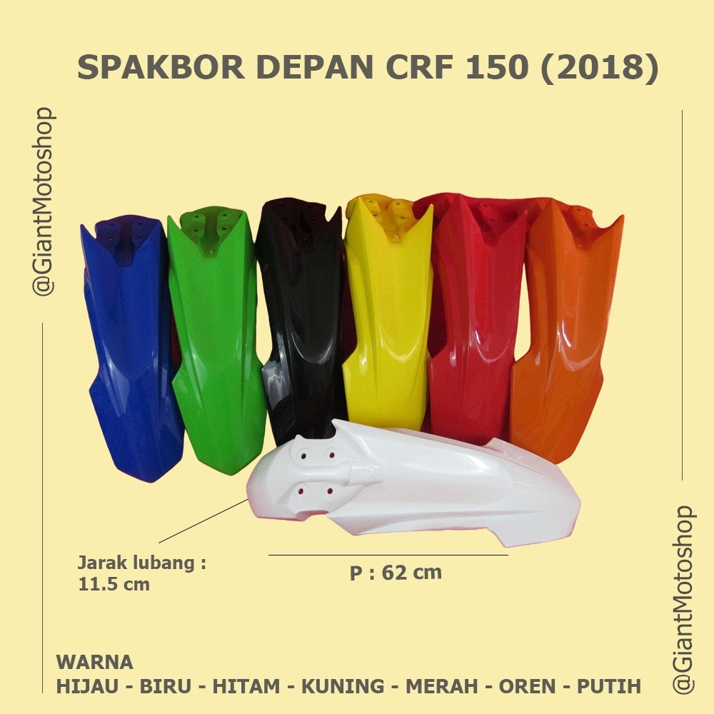 Spakbor/SLEBOR depan crf 150L 2018 CRF150