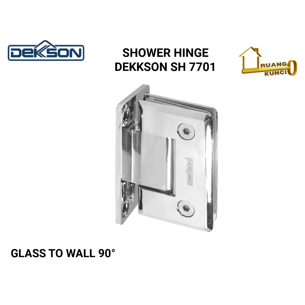 Shower Hinge Dekkson 7701 Engsel Pintu Kaca Otomatis Engsel Shower G+W