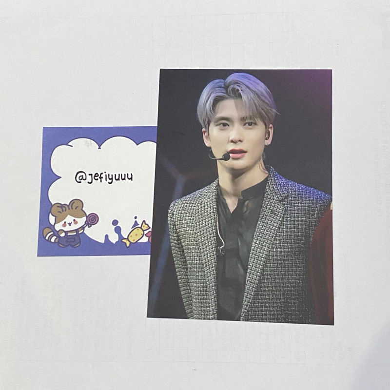 postcard jaehyun nct 127 fansite official