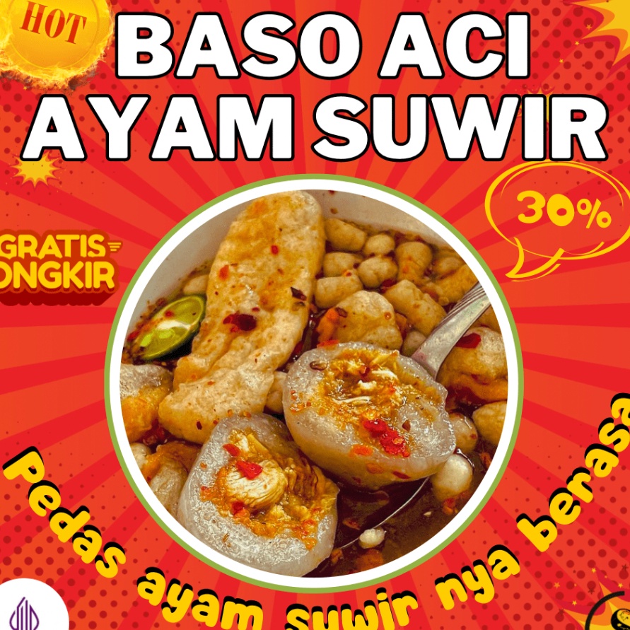 

ORIGINAL 1 PCS BASO ACI AYAM SUWIR PEDAS FOOD KALDU PEDAS