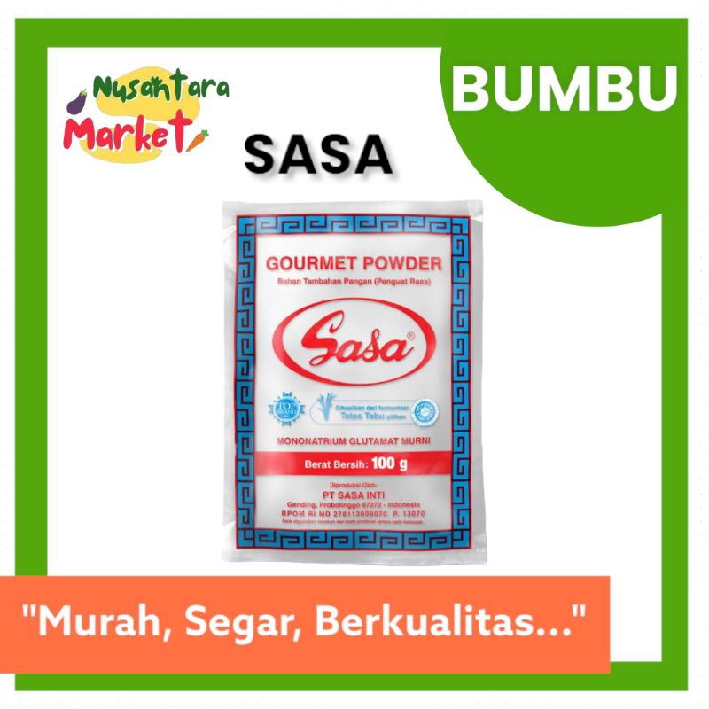 

SASA PENYEDAP RASA MSG | 100GR | NUSANTARA MARKET