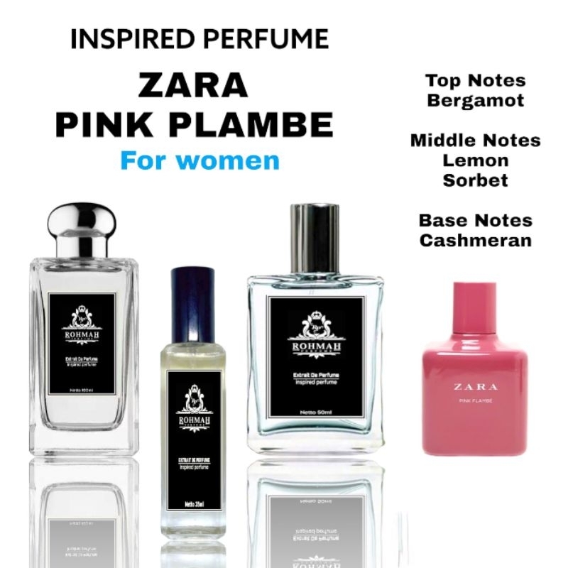 Parfum Zara Pink Plambe For Women (Extrait de Perfume) By Rohmah Parfum