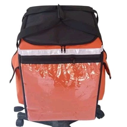 70 LITER BUKAAN ATAS ORANGE tas delivery/tas laundry/tas kurir/tas cleaning service/tas ransel jumbo