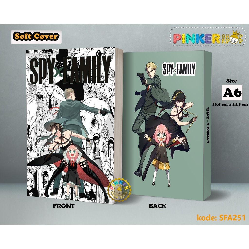 

(SFA251) Pocket Note ANIME Anya Roger X Spy Family kode 9 Softcover