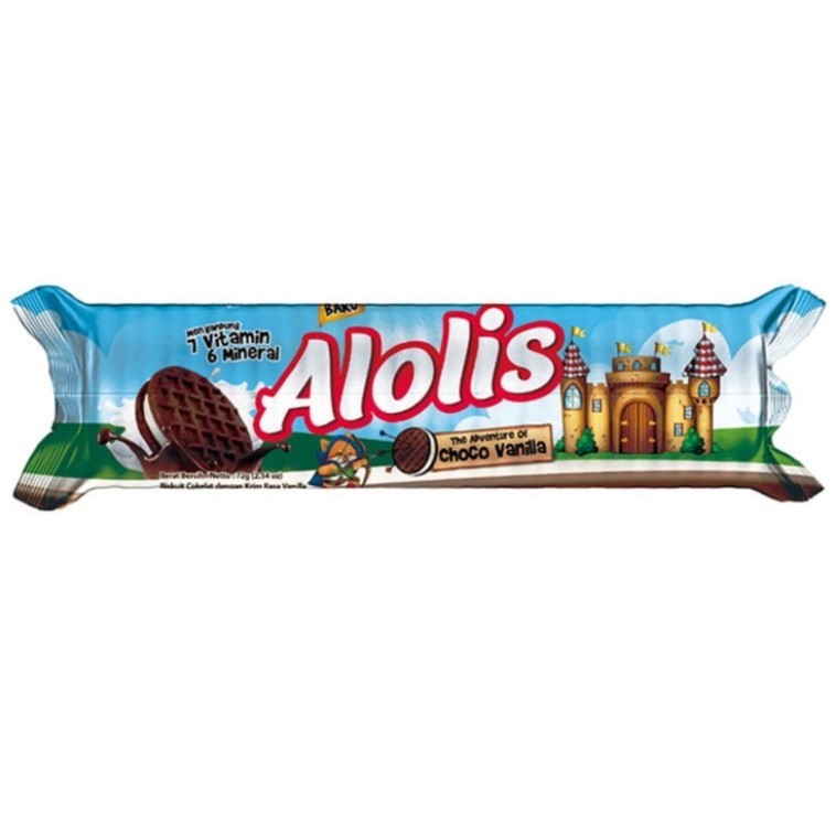 Alolis Biskuit Choco Vanilla 72gr