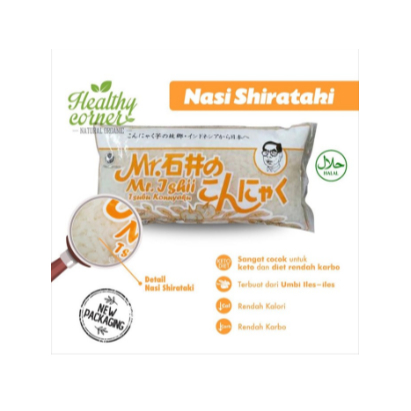 

Nasi Shirataki Tsubu Ketogenic Diet Keto Low Carbo 200 gr
