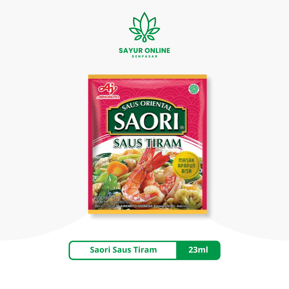 

Saori Saus Tiram Sachet 23ml - Sayur Online Denpasar
