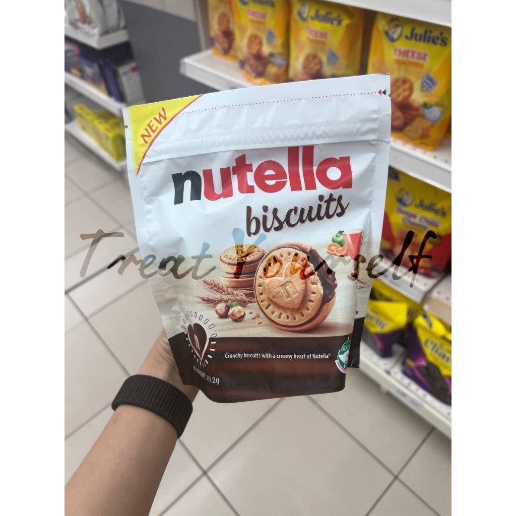 

NUTELLA FERRERO BISCUITS MALAYSIA 193.2GR | NUTELLA BISCUITS SANDWICH 100% SNACK IMPORT TERMURAH