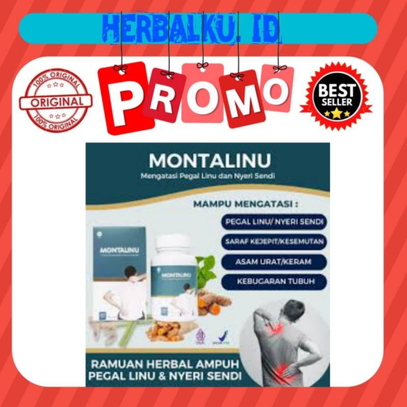 MONTALINU Atasi Nyeri Sendi Dan Pegel Linu - 1 Box