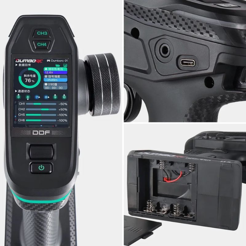 Dumborc DDF-350 Remote controller 102.4G + Rece X10F/ Rece P6DC