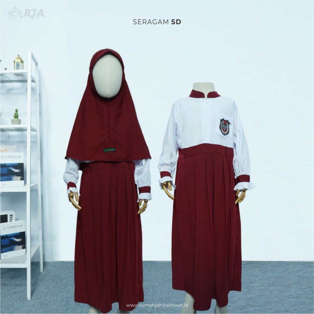 SERAGAM SD MERAH PUTIH/GAMIS ANAK/GAMIS SEKOLAH SD/GAMIS SERAGAM SD